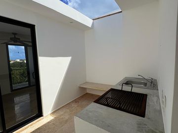 Penthouse duplex Lock-Off de 69 m2, 2 baños, en Aldea Zama