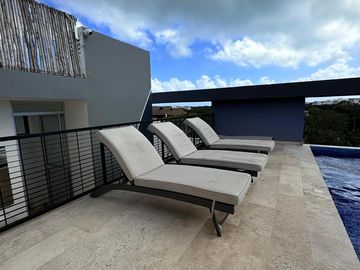 Penthouse duplex Lock-Off de 69 m2, 2 baños, en Aldea Zama