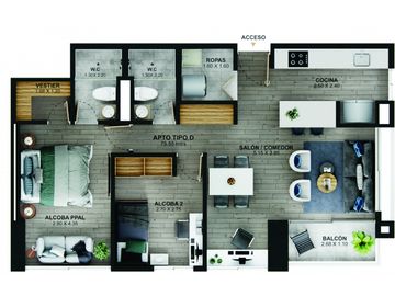 Venta Apartamento CIVITA - Envigado - Cesión de Derecho