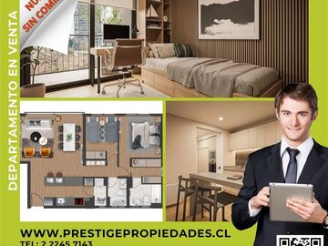 Departamento en Venta en C64866 - Venta Departamento NUEVO sin COMISION - Providencia Mayflower - 2D2B