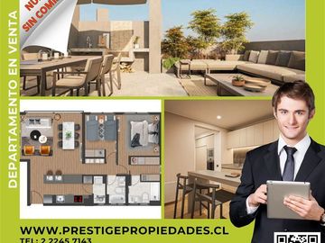 Departamento en Venta en C64867 - Venta Departamento NUEVO sin COMISION - Providencia Mayflower - 2D2B