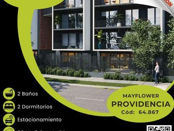 Departamento en Venta en C64867 - Venta Departamento NUEVO sin COMISION - Providencia Mayflower - 2D2B
