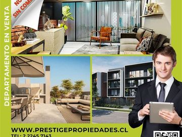 Departamento en Venta en C64869 - Venta Departamento NUEVO sin COMISION - Providencia Mayflower - 2D2B