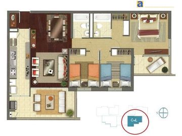 Departamento en Venta en Edificio Alto Huayquique piso 26