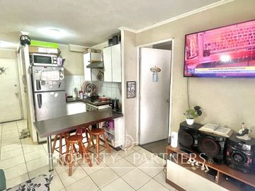 Departamento metro Santa Ana, oportunidad inversión (ROI 5,9%)