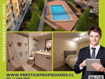 Departamento en Venta en N65724 - Venta Departamento Padre Miguel de Olivares - Santiago - 2D2B1E1Bo