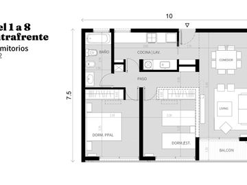 Departamento en venta en La Plata