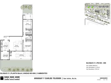 Exelente departamento en venta 3 ambientes ,PB con terraza| Palmeras Campus