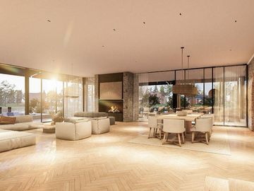 Nuevo ingreso, lote en venta en Puentes con doble espejo de laguna