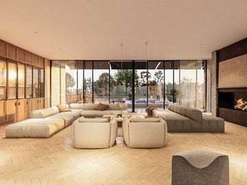 Nuevo ingreso, lote en venta en Puentes con doble espejo de laguna
