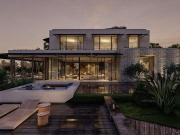 Nuevo ingreso, lote en venta en Puentes con doble espejo de laguna