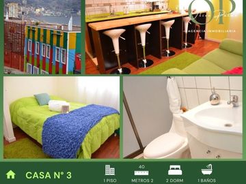 Se Venden 3 Casas Independientes Amobladas, C°larraín Valpo