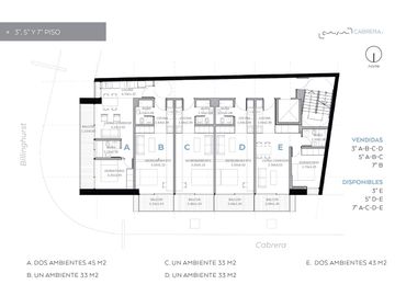 Monoambiente en venta en Palermo
