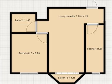 Departamento en  Villa Crespo