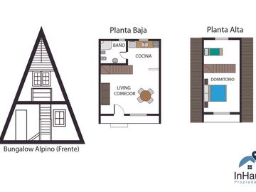 Complejo de cabañas con casa principal en  Villa General Belgrano