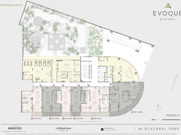 EVOQUE OLAZABAL - Venta 2 ambientes c balcón aterrazado Villa Urquiza - Full Amenities