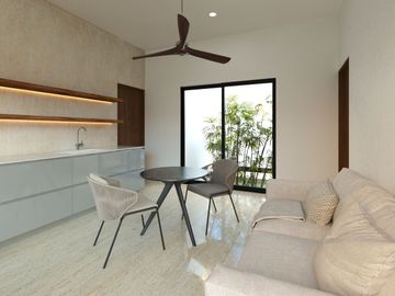 Casa en preventa en Quintas Baspul de una planta, Chicxulub Yucatán.
