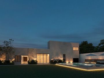 Casa en preventa en Quintas Baspul de una planta, Chicxulub Yucatán.