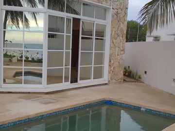 Casa frente al mar en Santa Clara, Yucatan