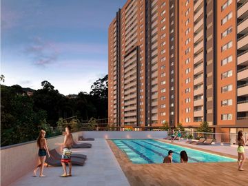 BAJO DE PRECIO ESTRENA APARTAMENTO EN ITAGUI OBRA GRIS.  HERBARIO