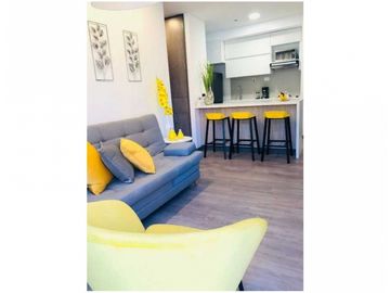Apartasuite AIRBNB en el Poblado 70 M2, 2 alcobas, 2 baños y balcón