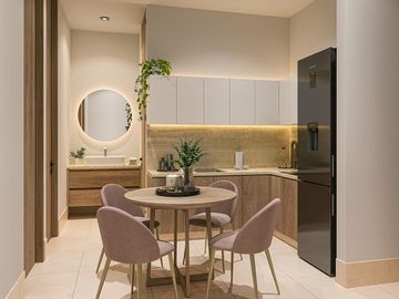 Residencias universitarias con amenidades en venta frente la Anáhuac en Country Club, Mérida