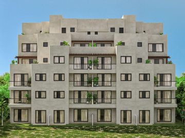 * Departamento en venta en Puerto Morelos, frente al mar