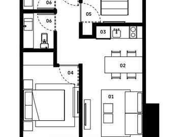 DEPARTAMENTO EN PREVENTA ZONA CENTRO SOBRE AVENIDA REVOLUCION, PROYECTO TIPO AIRBNB, EXCELENTE PARA INVERSIONISTAS