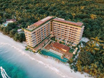 * Departamento en Venta Frente al Mar en Puerto Morelos, Riviera Maya