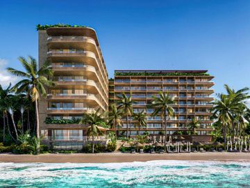 * Departamento en Venta Frente al Mar en Puerto Morelos, Riviera Maya