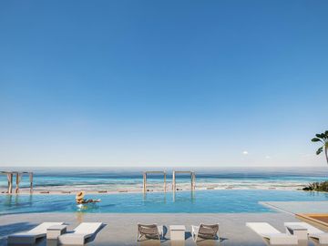 * Departamento en Venta Frente al Mar en Puerto Morelos, Riviera Maya
