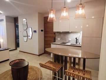 ENTREGA INMEDIATA, DEPARTAMENTO TIPO LOFT EN PLAYA DEL CARMEN, ROOFTOP/GYM/RESTAURANTE