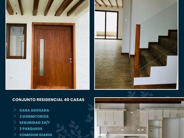 Venta de Casas 3 dormitorios en Dos Plantas a Estrenar Tipo Rústicas en La Armenia. SC