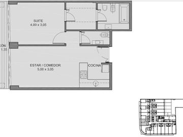 Departamento en Recoleta