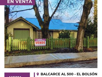 CASA 120 M2 - LOTE 500 M2 - EL BOLSÓN CENTRO