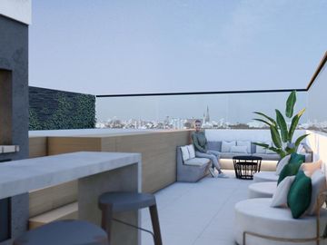 Departamento 2 ambientes con terraza 10° A, Moreno 4725- Caseros