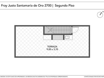 Departamento 2 ambientes con terraza propia y cochera en Palermo