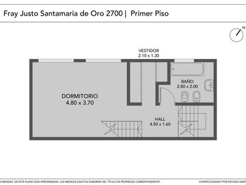 Departamento 2 ambientes con terraza propia y cochera en Palermo