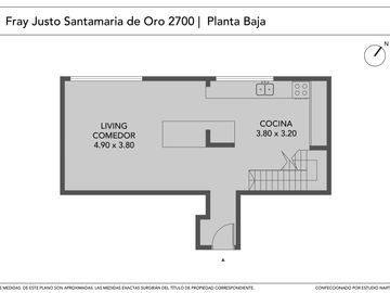 Departamento 2 ambientes con terraza propia y cochera en Palermo