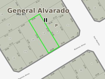 Terreno en venta - 310mts2  - Miramar