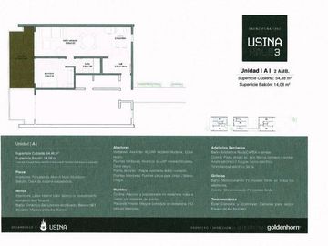 Departamento VENTA en lo mejor de Tigre 2 ambientes al frente c/cochera CON RENTA