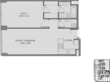 Departamento en Recoleta