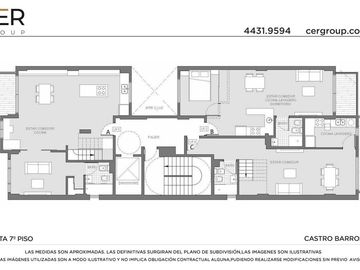 4° C - 45m2 totales - monoambiente divisible a estrenar -