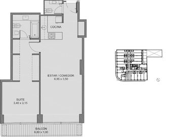 Departamento en Recoleta