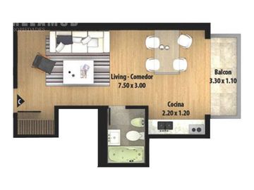 1 AMB con BALCON y PLACARD / VENTA / FLORES /  *Apto Profesional* !!