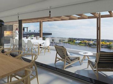 Duplex Venta VILAGO NORDELTA 3 HAB DEPEND. C/COCHERA Y BAULERA, TERRAZA CON PERGOLA