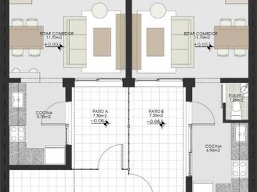 Tríplex con Patio y Terraza Propia