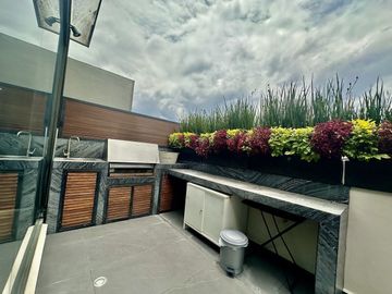 Roma sofisticado y elegante departamento Pent House de Revista con terrazas