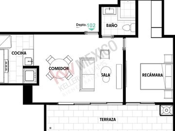 Departamento en Venta para estrenar en Río Nazas, col. Cuauhtémoc