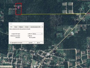 Terreno de 5.2 Ha. en Tetiz, Yucatán, en venta.
